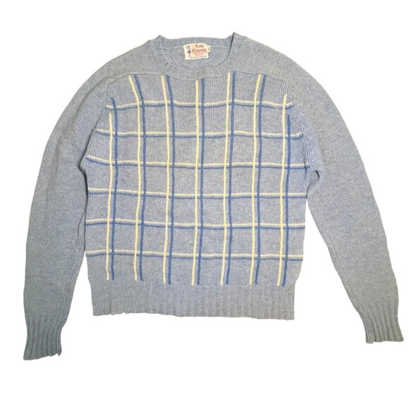 Vintage 100% Scottish Shetland Wool Lady Clansmen Grandma Preppy England Sweater - Picture 9 of 9